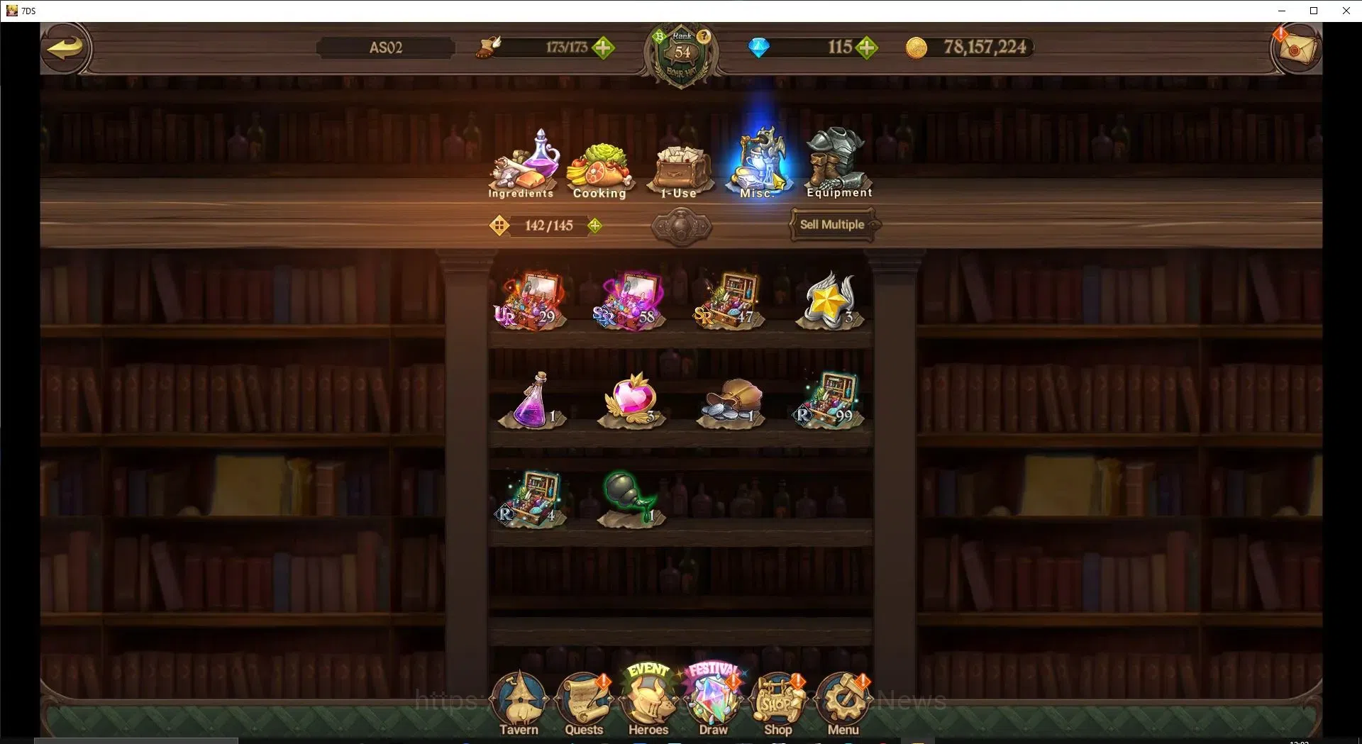 The Seven Deadly Sins: Grand Cross Accounts ASIA|2,6M CC|115 DM+92 LS|5 LR+6 UR+Collab ReZero| image 18