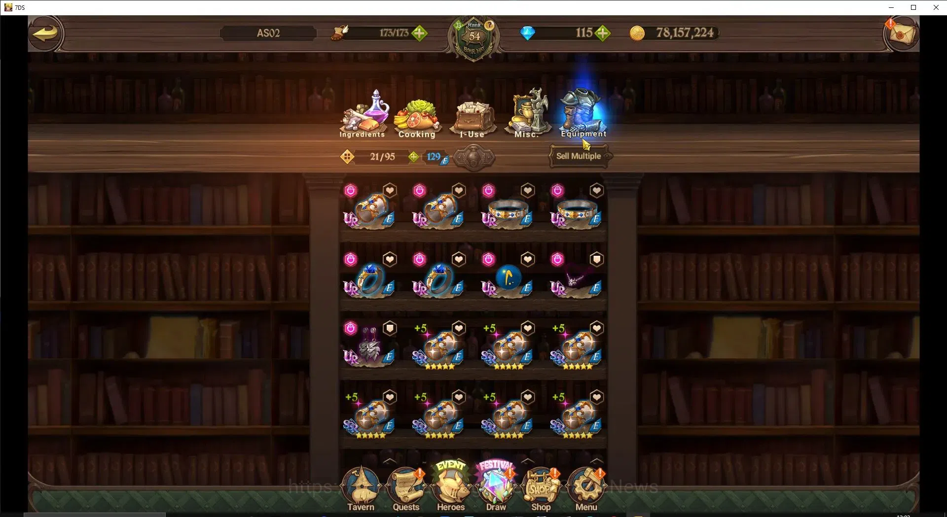The Seven Deadly Sins: Grand Cross Accounts ASIA|2,6M CC|115 DM+92 LS|5 LR+6 UR+Collab ReZero| image 19