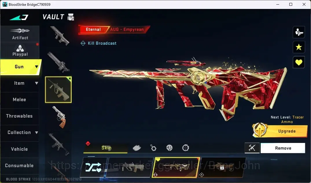 Blood Strike Accounts ASIA | 1 ETERNAL: AUG-Empyrean | 1 Epic Name-Chang image 2