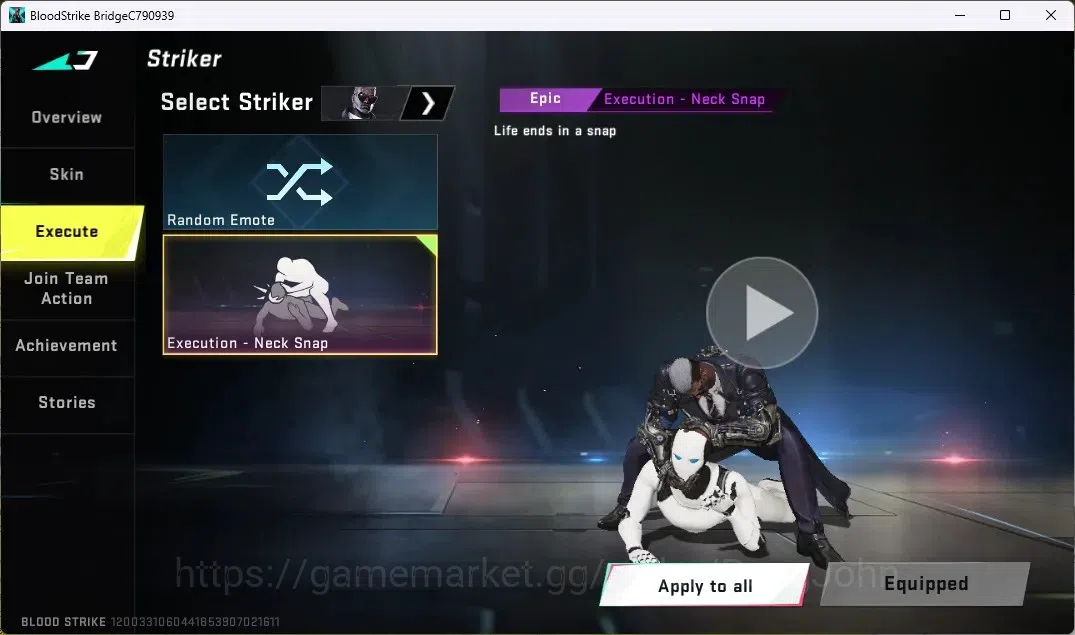Blood Strike Accounts ASIA | 1 ETERNAL: AUG-Empyrean | 1 Epic Name-Chang image 5