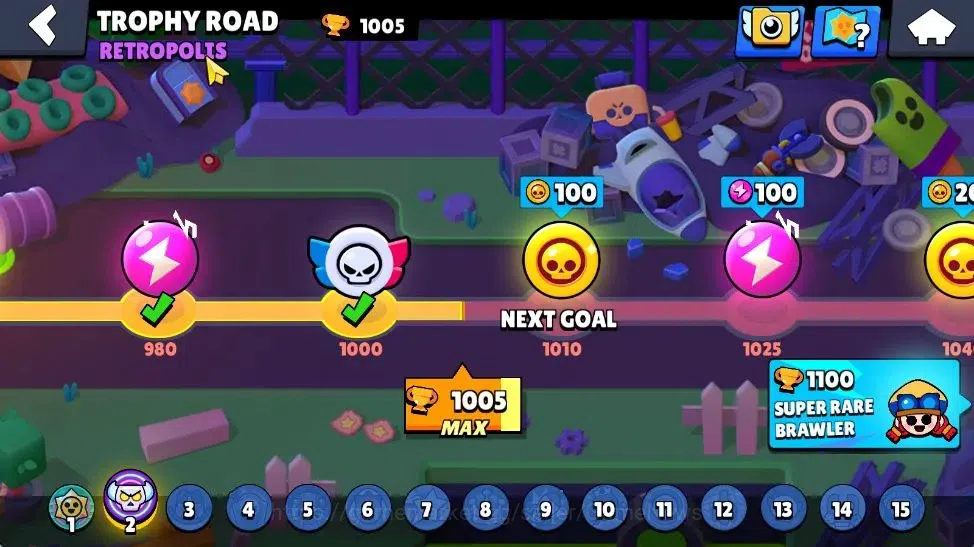 Brawl Stars Accounts 1005 Trophy | 17 Brawler 3 Max Lvl [Shelly,Nita,Ti image 5