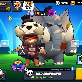 Brawl Stars Accounts 1005 Trophy | 17 Brawler 3 Max Lvl [Shelly,Nita,Tick]|1570 Bling|1 Legend[Tusked Nita] 1 Myth 1 Epic
