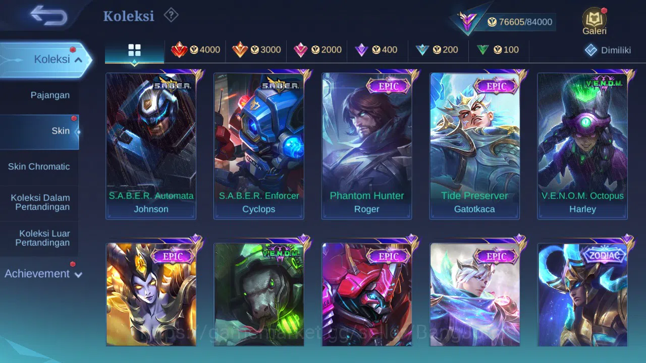 Mobile Legends: Bang Bang Accounts GLOBAL Hero 132 Skin 280 | Prime Claude Beatrix |  image 5
