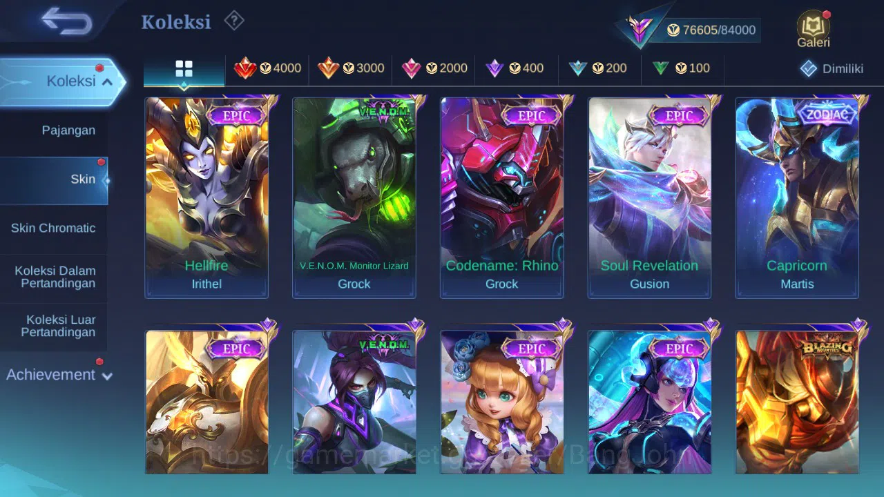 Mobile Legends: Bang Bang Accounts GLOBAL Hero 132 Skin 280 | Prime Claude Beatrix |  image 6