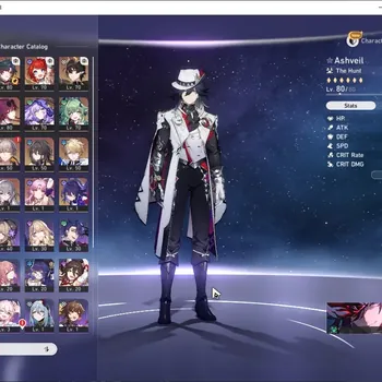 Honkai Star Rail Accounts Others Asia|TL 65|2 Team Prem|12 Limited|(Ashveil)+Sign MBlade,Tribbie,Hysilens,Kafka,Black