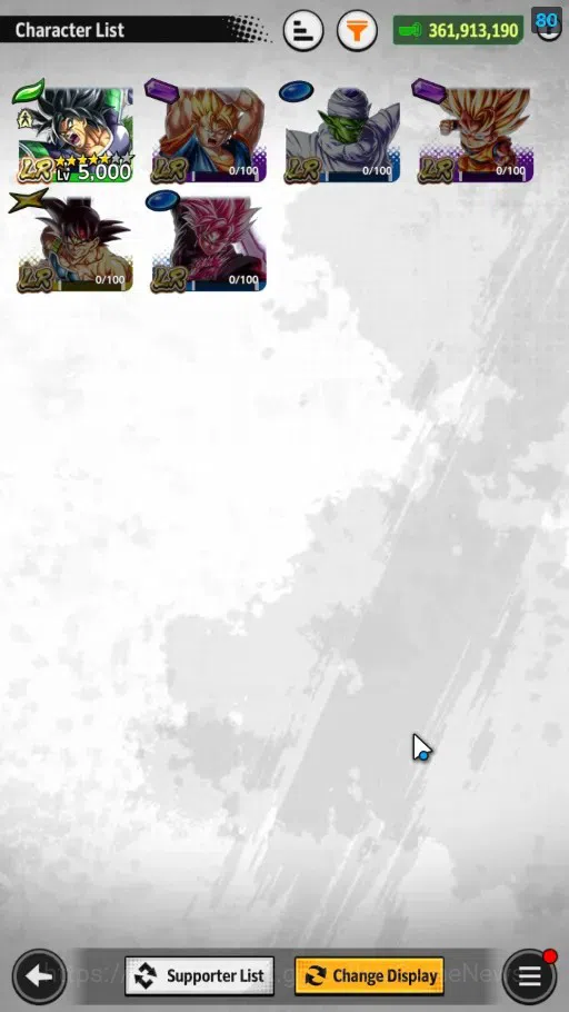 Dragon Ball Legends Accounts 361M Total Power|LV 156|1LR+4UL+10LL|Broly:Fury,SS image 3