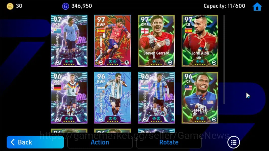 eFootball Accounts Android|Gabriel Batistuta,Lamine Yamal,Steven Gerr image 4