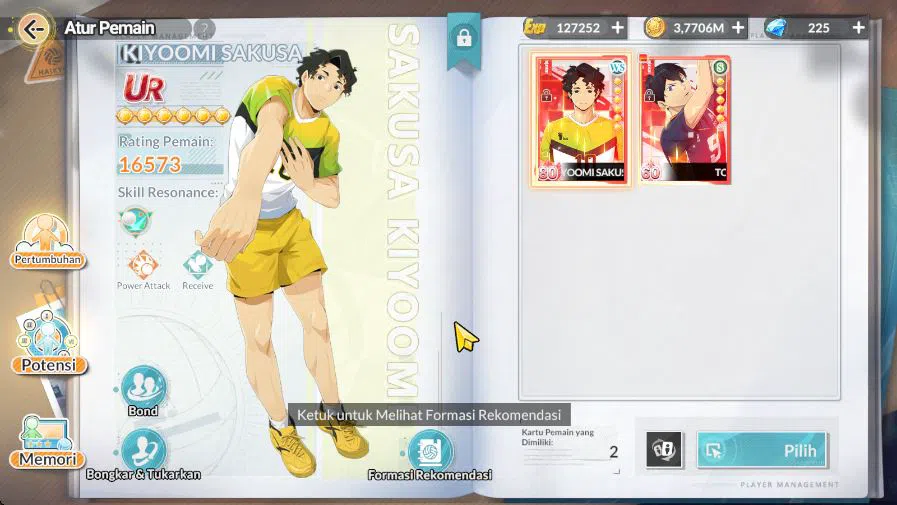 HAIKYU!! FLY HIGH Accounts SEA|Starter|Lvl 34|2 UR[Kageyama+Memo,Sakusa]+10 S image 14