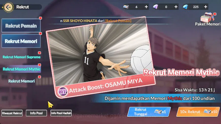 HAIKYU!! FLY HIGH Accounts SEA|Starter|Lvl 34|2 UR[Kageyama+Memo,Sakusa]+10 S image 5