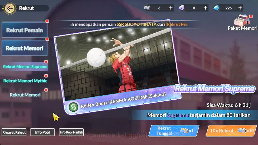 HAIKYU!! FLY HIGH Accounts SEA|Starter|Lvl 34|2 UR[Kageyama+Memo,Sakusa]+10 S image 6