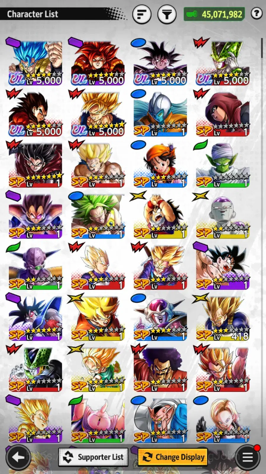 Dragon Ball Legends Accounts Android | 45M Total Power |6 UL|UL SS4 Vegeta,UL G image 9