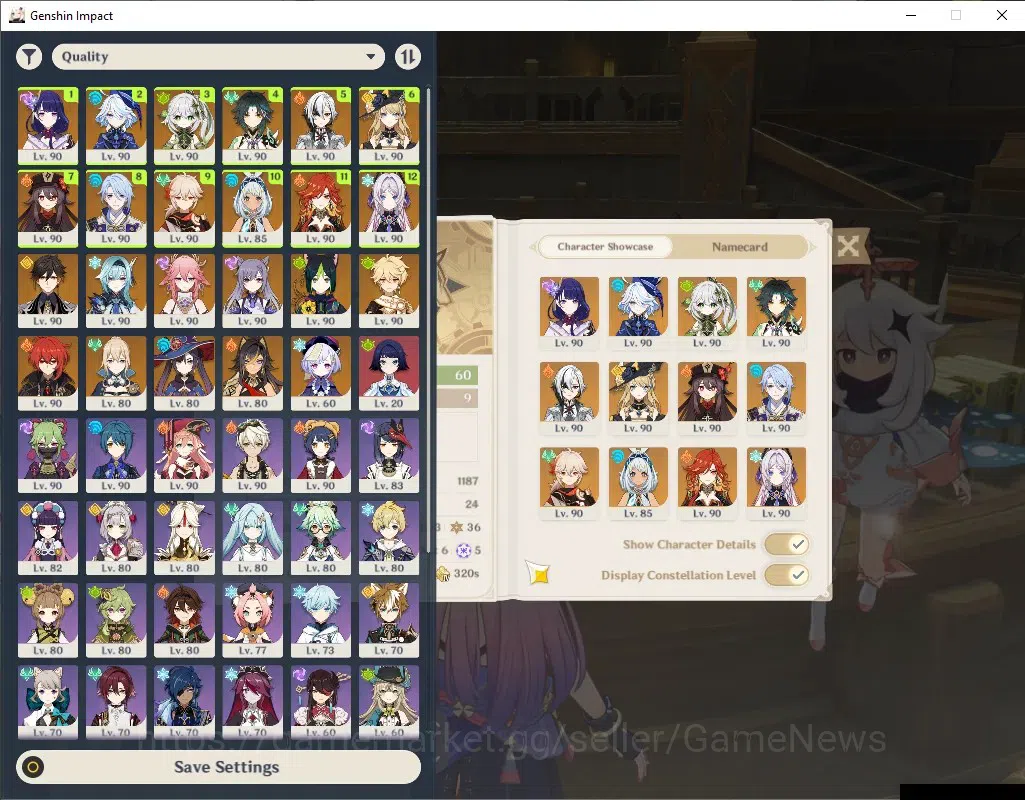 Genshin Impact Accounts ASIA|AR 60|Mavuika,Arlecchino,Navia,HuTao,Raiden T image 2