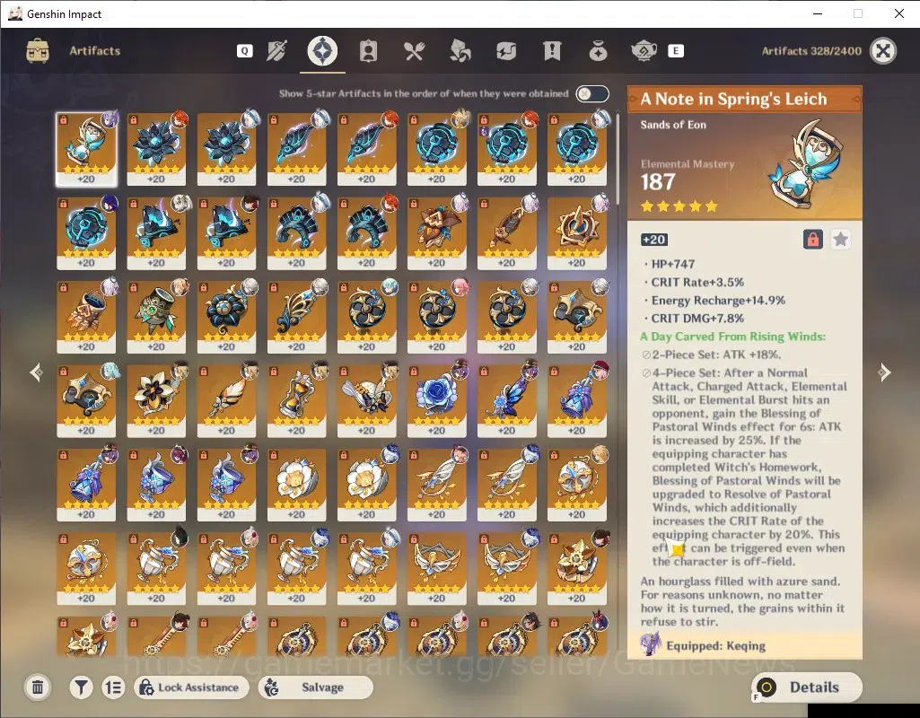 Genshin Impact Accounts ASIA|AR 60|Mavuika,Arlecchino,Navia,HuTao,Raiden T image 9