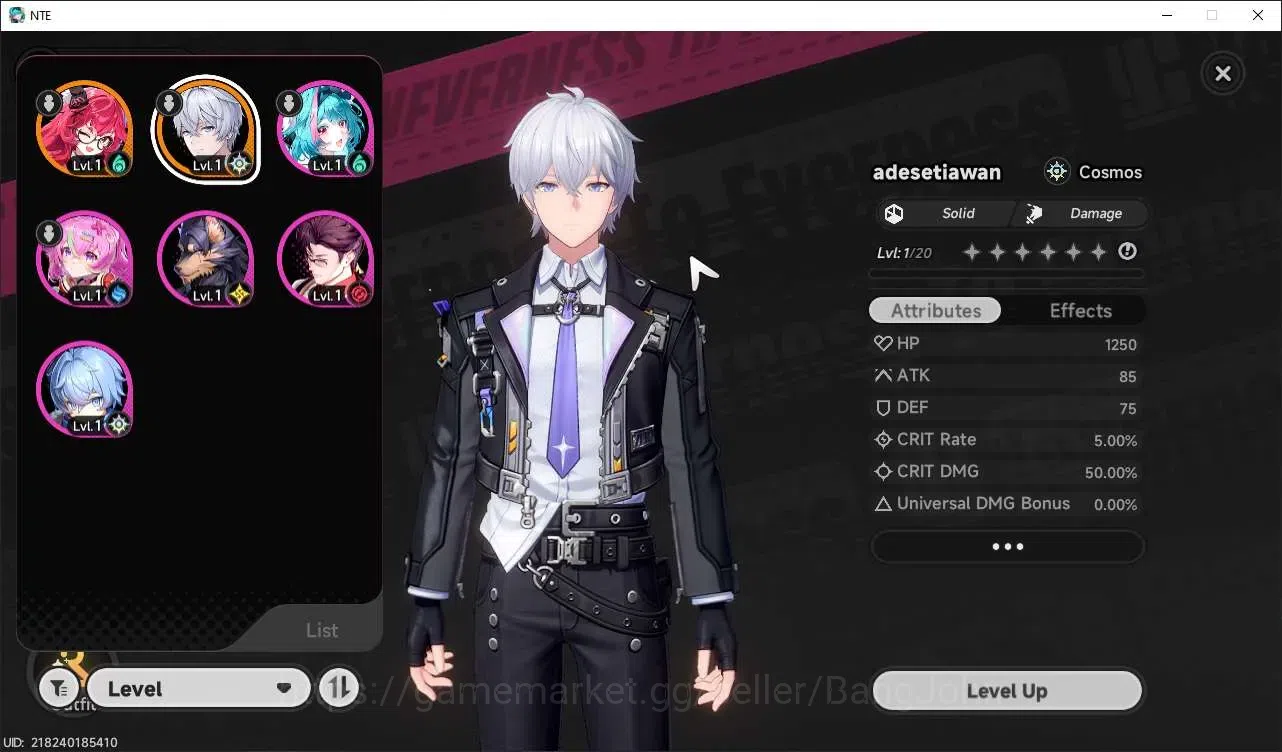 Neverness to Everness Accounts SEA | Starter Lv 3 | 1 SSR (Nanally)+ 5 SR + Glide image 9