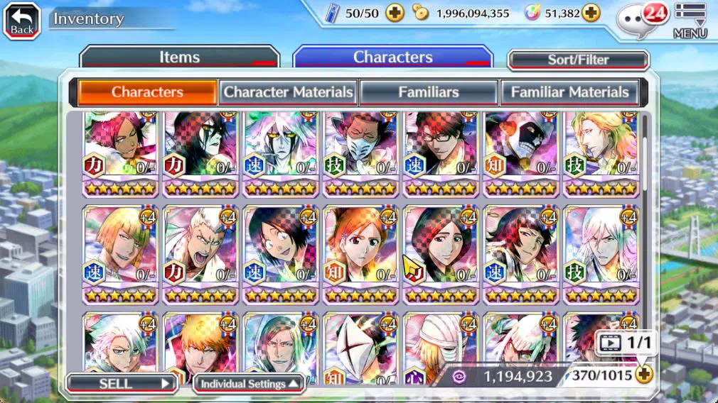 Bleach: Brave Souls Accounts Mid-Tier [GLOBAL]51K Orbs|Soul Reaper(Shunsui,Jushiro),10th Anniv(Rukia,Ichigo),Jushiro 10