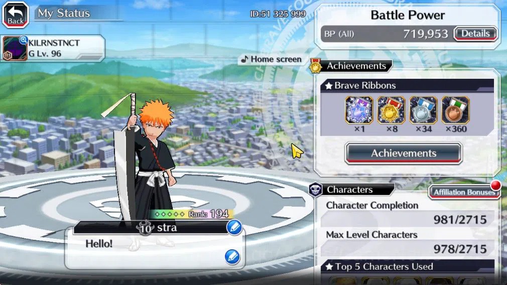 Bleach: Brave Souls Accounts Mid-Tier [GLOBAL]51K Orbs|Soul Reaper(Shunsui,Jushiro),10th Anniv(Rukia,Ichigo),Jushiro 2