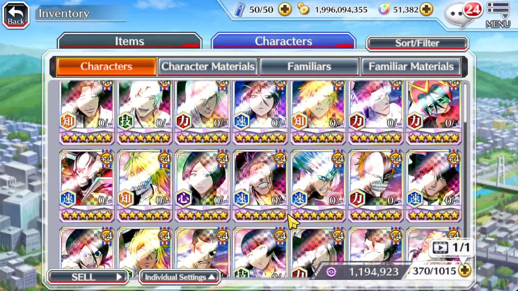 Bleach: Brave Souls Accounts Mid-Tier [GLOBAL]51K Orbs|Soul Reaper(Shunsui,Jushiro),10th Anniv(Rukia,Ichigo),Jushiro 8