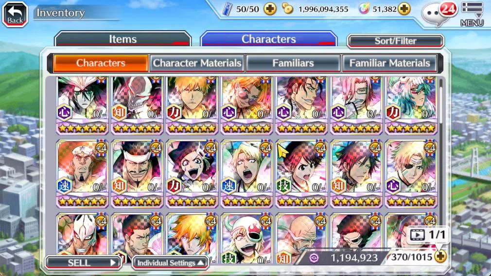 Bleach: Brave Souls Accounts Mid-Tier [GLOBAL]51K Orbs|Soul Reaper(Shunsui,Jushiro),10th Anniv(Rukia,Ichigo),Jushiro 9
