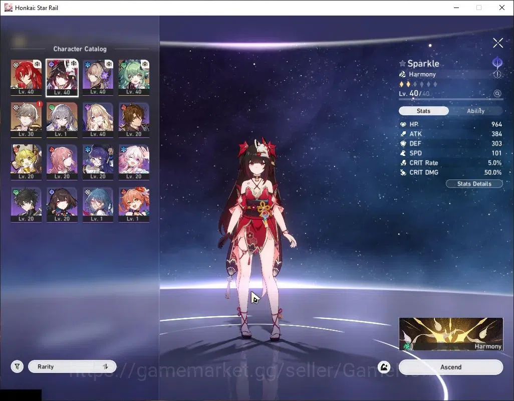 Honkai Star Rail Accounts Asia|TL 25|3 Limited| Sparkle, Huohuo ,Argenti |MC image 4
