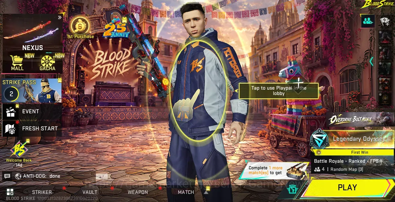 Blood Strike Accounts Collab Skin Asia|Collab OPM Ethan MumenRider,Ezio Kraken,TokRev MCX,FN2K,Jack,7DS karl,QBZ95,BLEACH 1