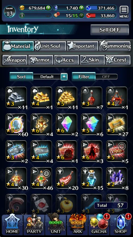 Last Cloudia Accounts GLOBAL Rank 13| Starter Collab Slime (Hinata+Ark, image 5