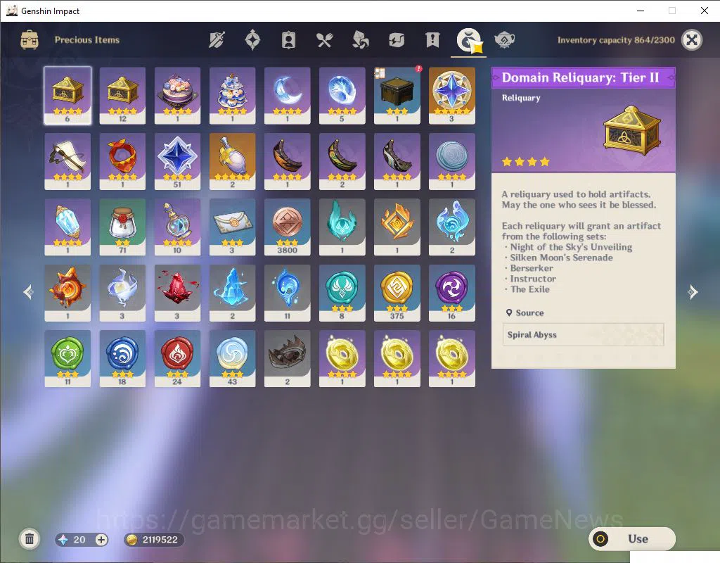 Genshin Impact Accounts Asia|AR 57|10 Limited+3(*5Weapon)|Mualani+sign,Col image 10
