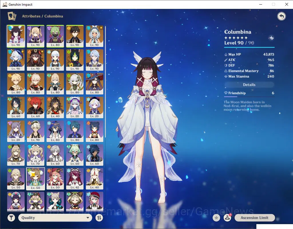 Genshin Impact Accounts Asia|AR 57|10 Limited+3(*5Weapon)|Mualani+sign,Col image 3