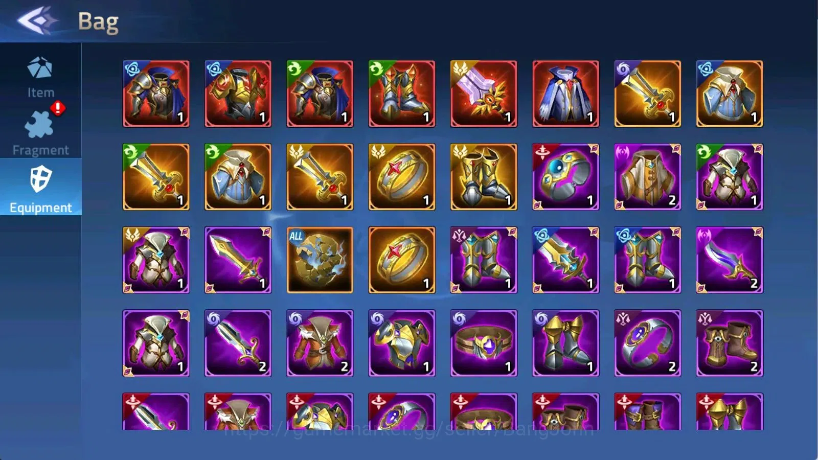 Mobile Legends: Adventure Accounts 75002 | LV 122 38272K POWER CAMP 53-45 1 UR Ember  image 12