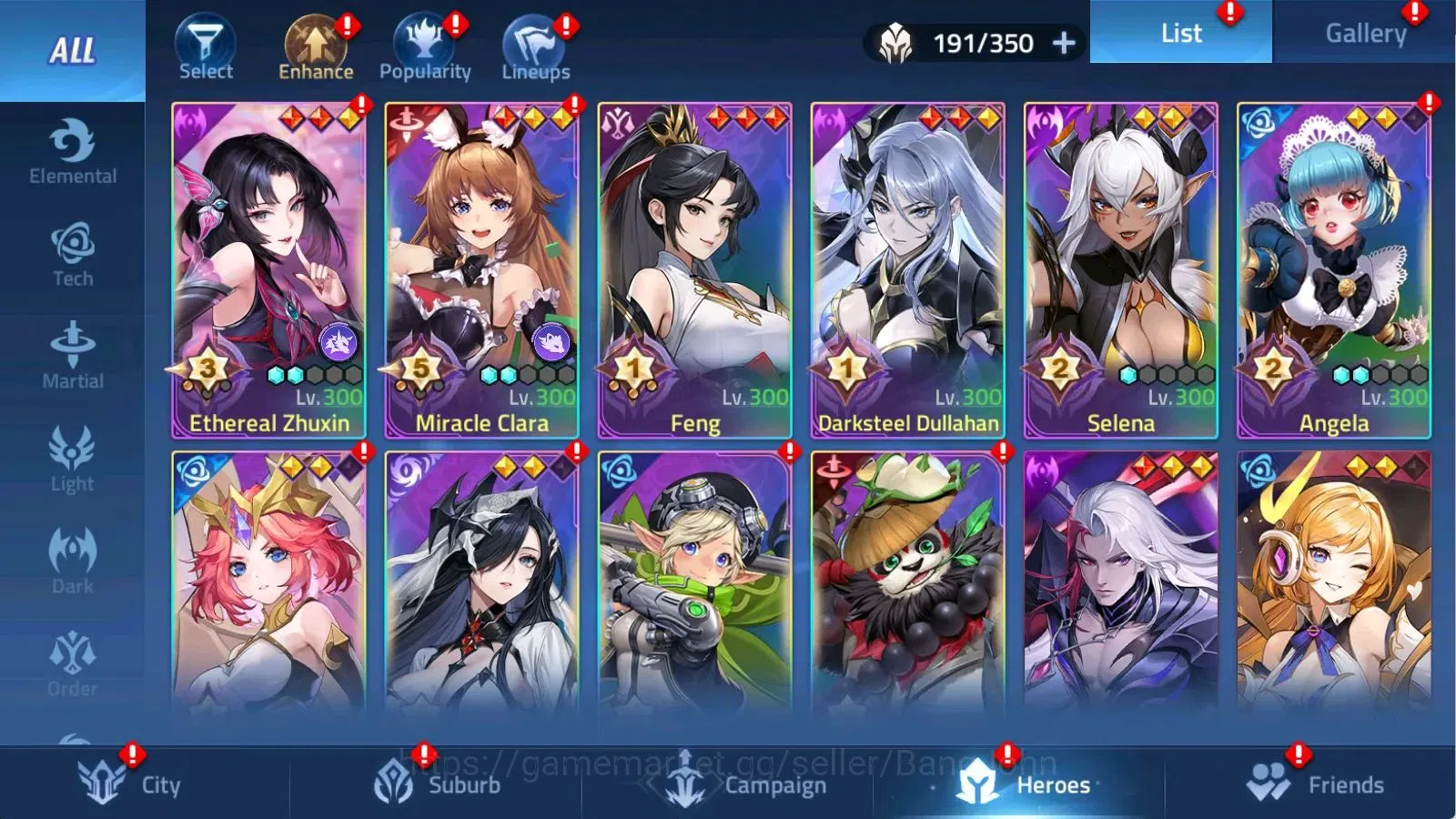 Mobile Legends: Adventure Accounts 75002 | LV 122 38272K POWER CAMP 53-45 1 UR Ember  image 3