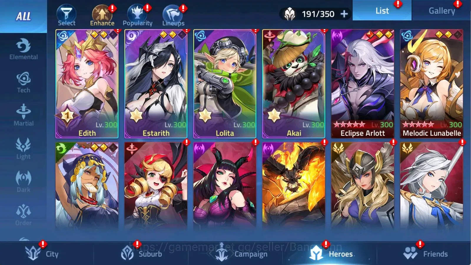 Mobile Legends: Adventure Accounts 75002 | LV 122 38272K POWER CAMP 53-45 1 UR Ember  image 4