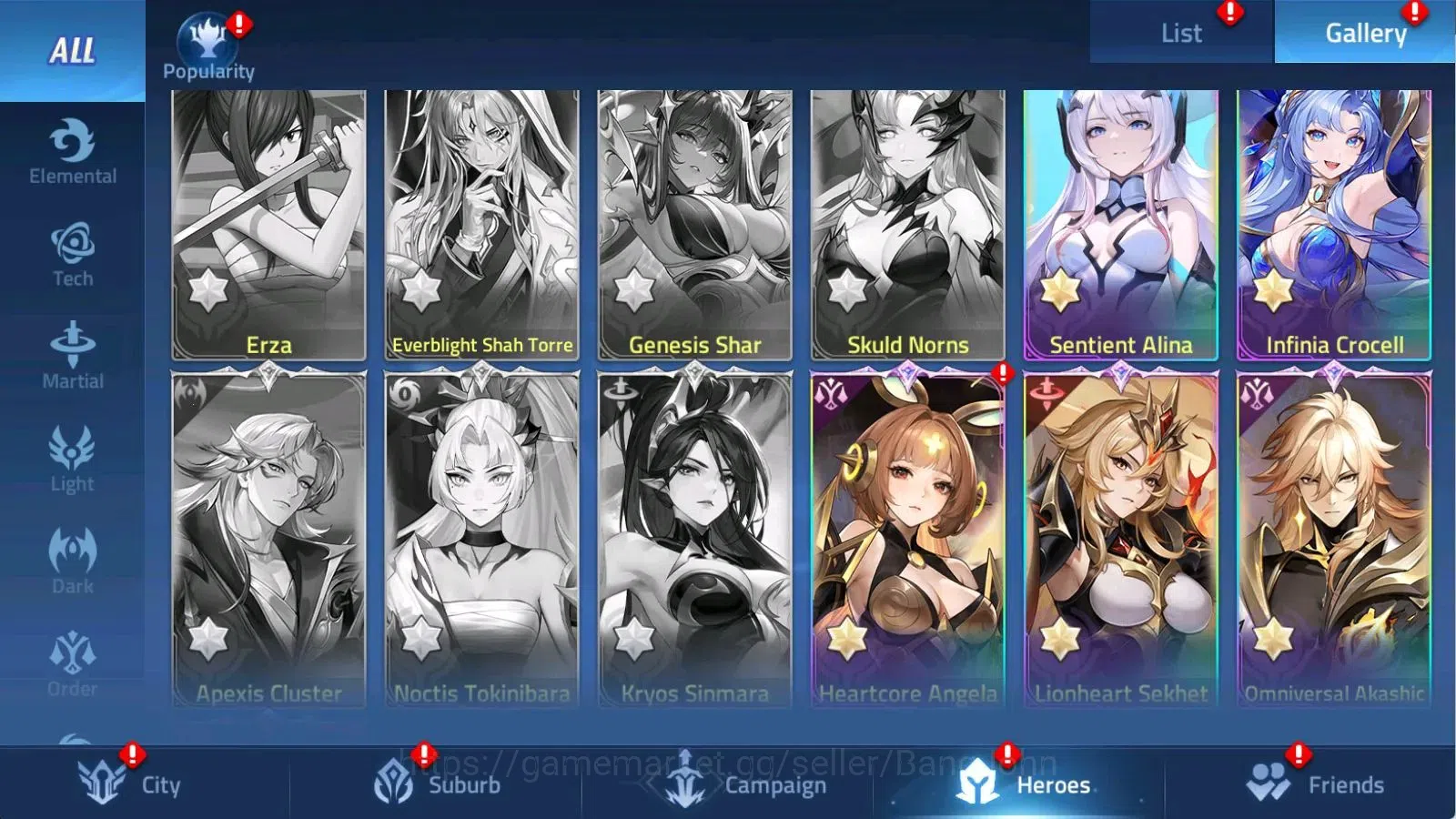 Mobile Legends: Adventure Accounts 75002 | LV 122 38272K POWER CAMP 53-45 1 UR Ember  image 6