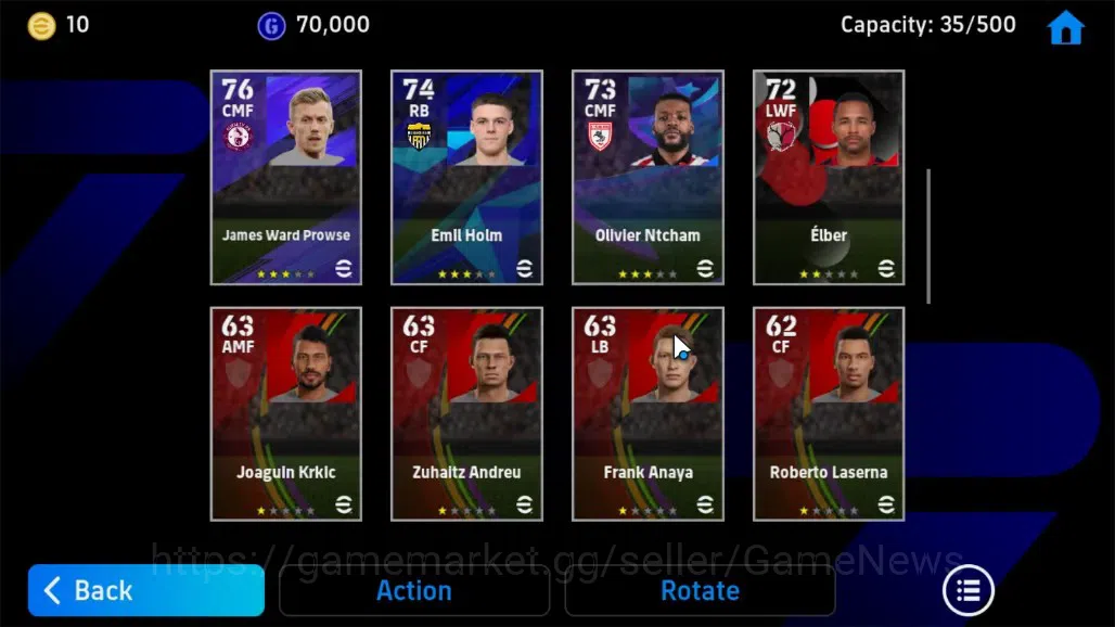 eFootball Accounts Android|Big Time K.Kvaratskhelia,Willian Pacho,Lea image 5