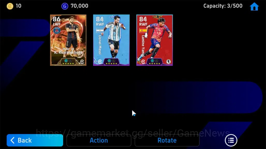 eFootball Accounts Android|Big Time K.Kvaratskhelia,Willian Pacho,Lea image 6