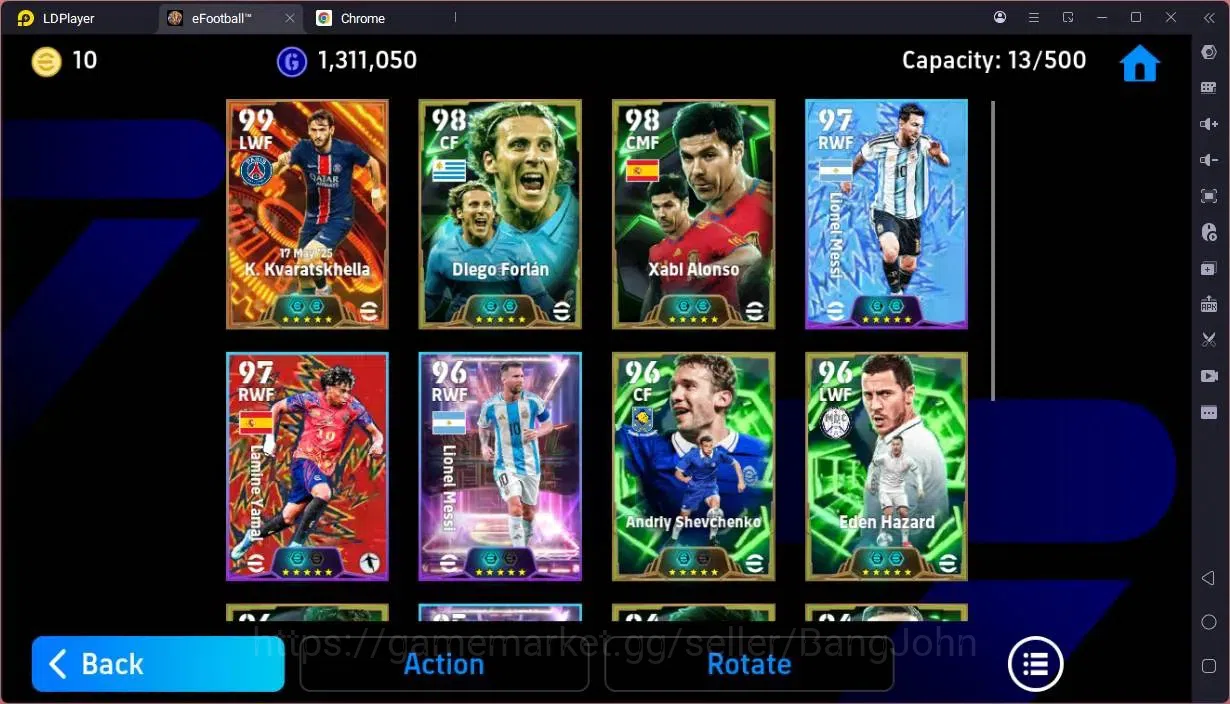 eFootball Accounts Mobile|PW 3140|Bigtime Yamal|Epic Forlan,Alonso,Sh image 4