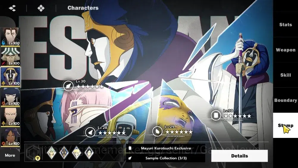 BLEACH: Soul Resonance Accounts NuverseSEA|LV 73|10 SSR [(AizenB6,UraharaB2,Ikkaku image 13