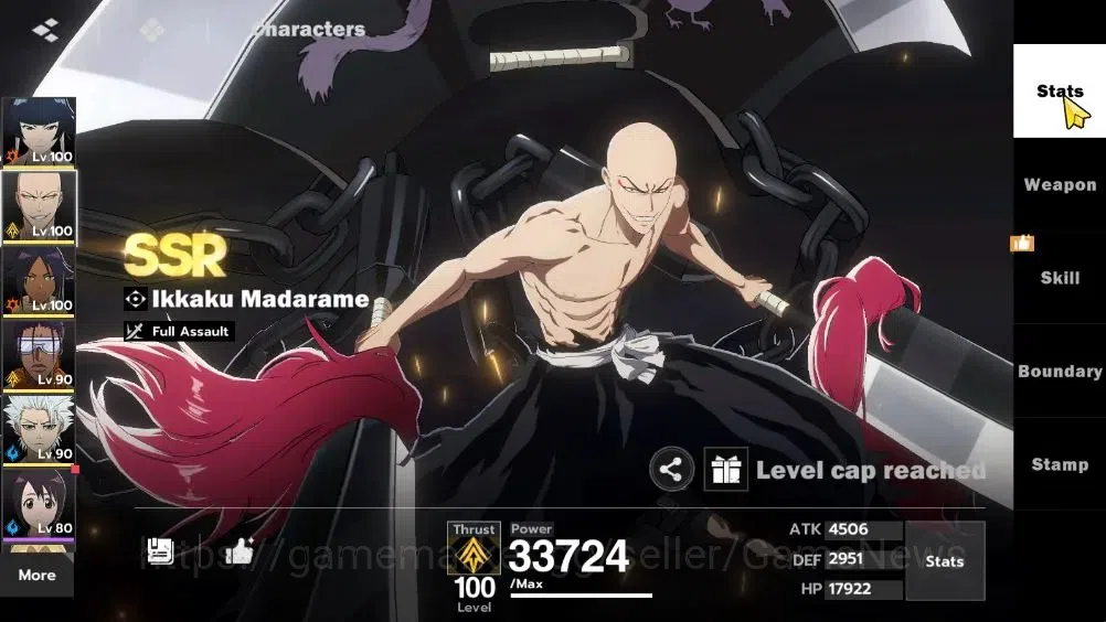 BLEACH: Soul Resonance Accounts NuverseSEA|LV 73|10 SSR [(AizenB6,UraharaB2,Ikkaku image 17