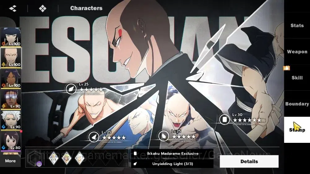 BLEACH: Soul Resonance Accounts NuverseSEA|LV 73|10 SSR [(AizenB6,UraharaB2,Ikkaku image 20