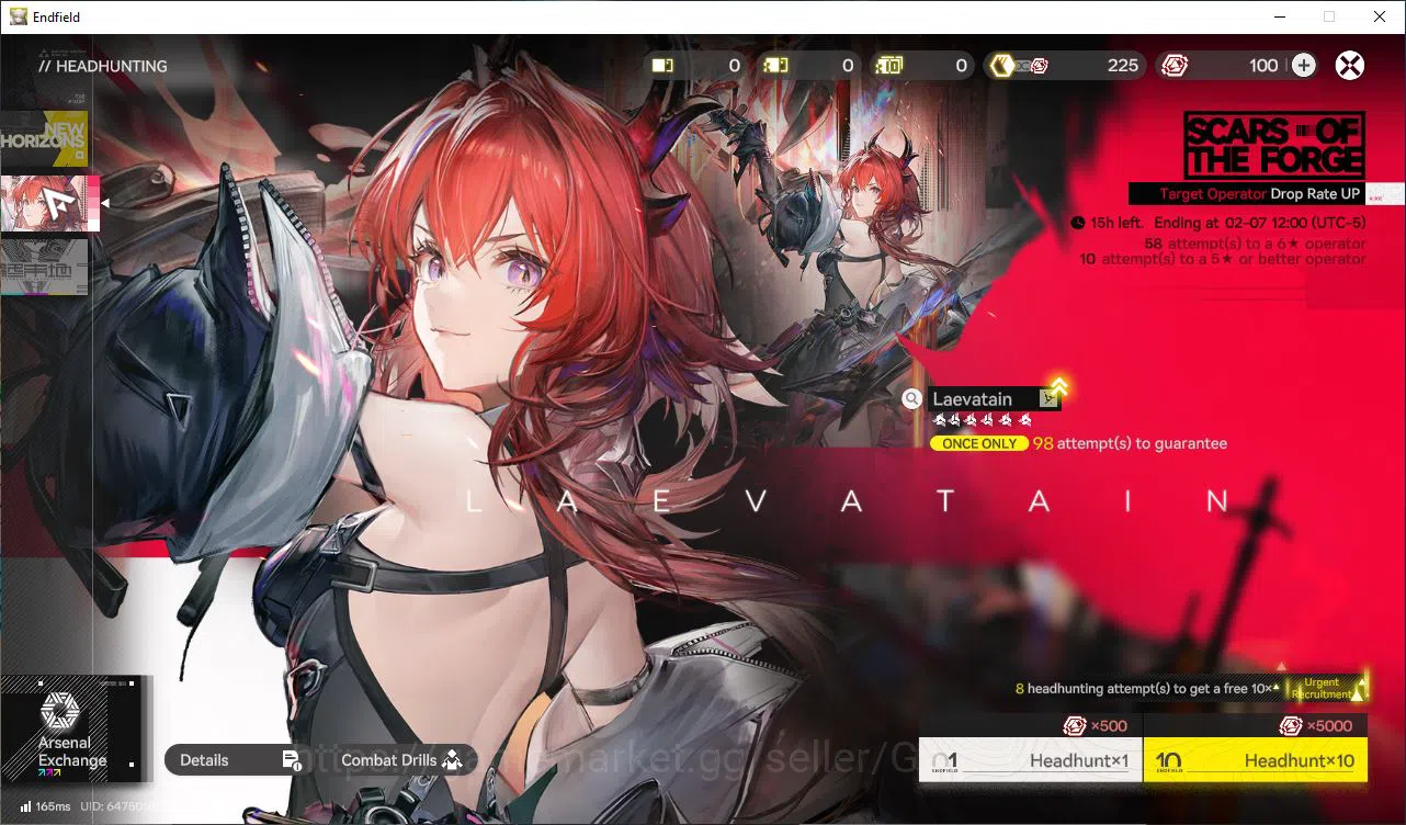 Arknights: Endfield Accounts NA/EU Lv2|Starter| 2 SSR [Last Rite,Ardelia] +6SR[Perlica,Qianyu,Xaihi,etc]|2K 16