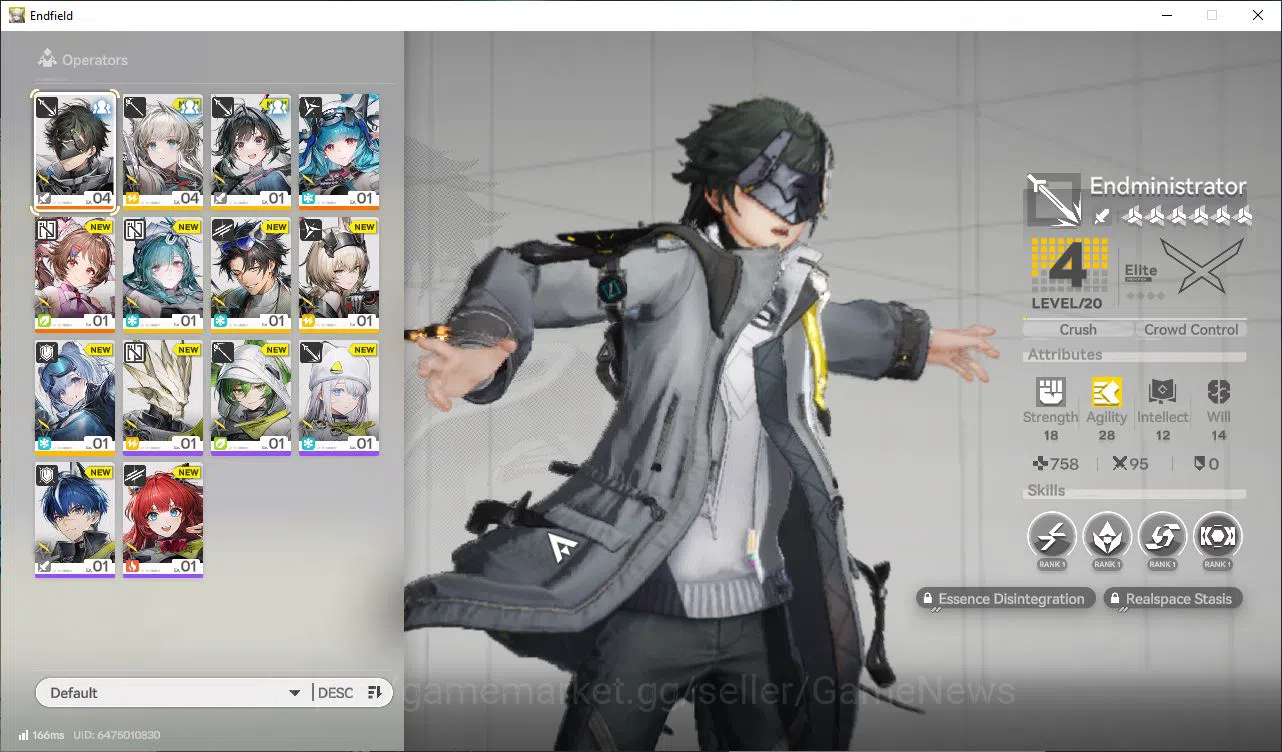 Arknights: Endfield Accounts NA/EU Lv2|Starter| 2 SSR [Last Rite,Ardelia] +6SR[Perlica,Qianyu,Xaihi,etc]|2K 2