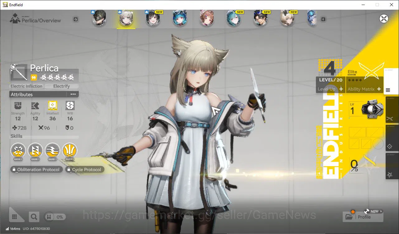 Arknights: Endfield Accounts NA/EU Lv2|Starter| 2 SSR [Last Rite,Ardelia] +6SR[Perlica,Qianyu,Xaihi,etc]|2K 5