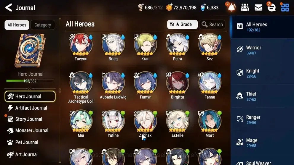Epic Seven Accounts High-End GLOBAL UnVerif|New Era|14 ML(SN Yulha,Rihana&Luc[SPD 305],RoLight,etc)+Rinak,Ab 14