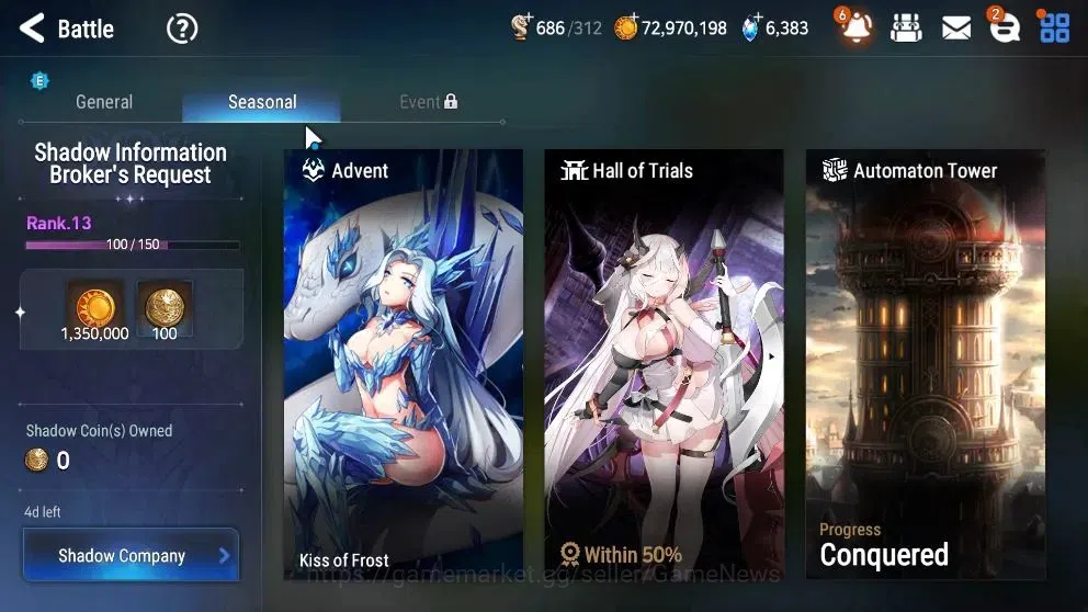 Epic Seven Accounts High-End GLOBAL UnVerif|New Era|14 ML(SN Yulha,Rihana&Luc[SPD 305],RoLight,etc)+Rinak,Ab 20