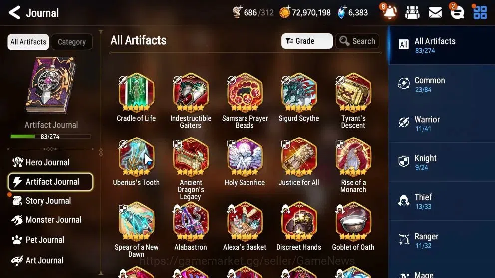 Epic Seven Accounts High-End GLOBAL UnVerif|New Era|14 ML(SN Yulha,Rihana&Luc[SPD 305],RoLight,etc)+Rinak,Ab 5