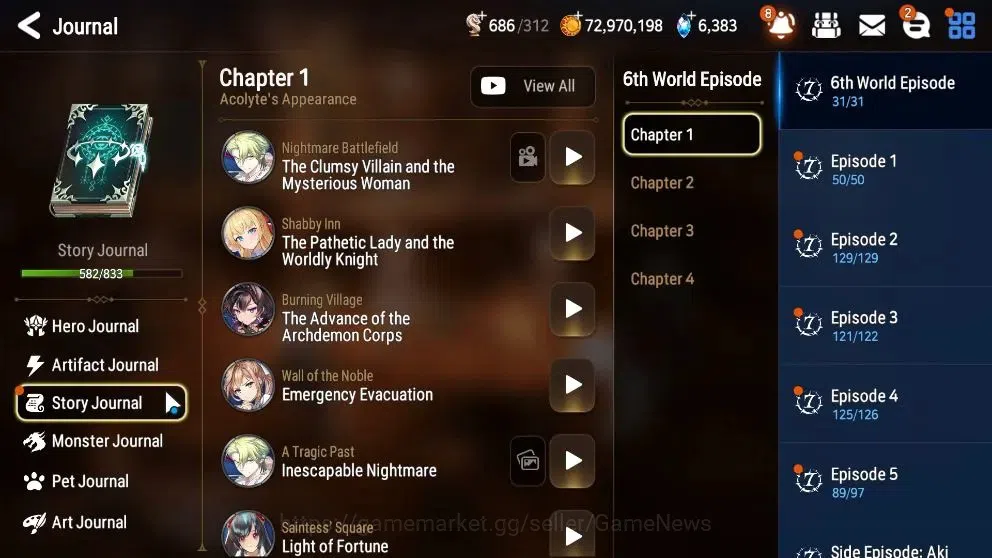 Epic Seven Accounts High-End GLOBAL UnVerif|New Era|14 ML(SN Yulha,Rihana&Luc[SPD 305],RoLight,etc)+Rinak,Ab 6