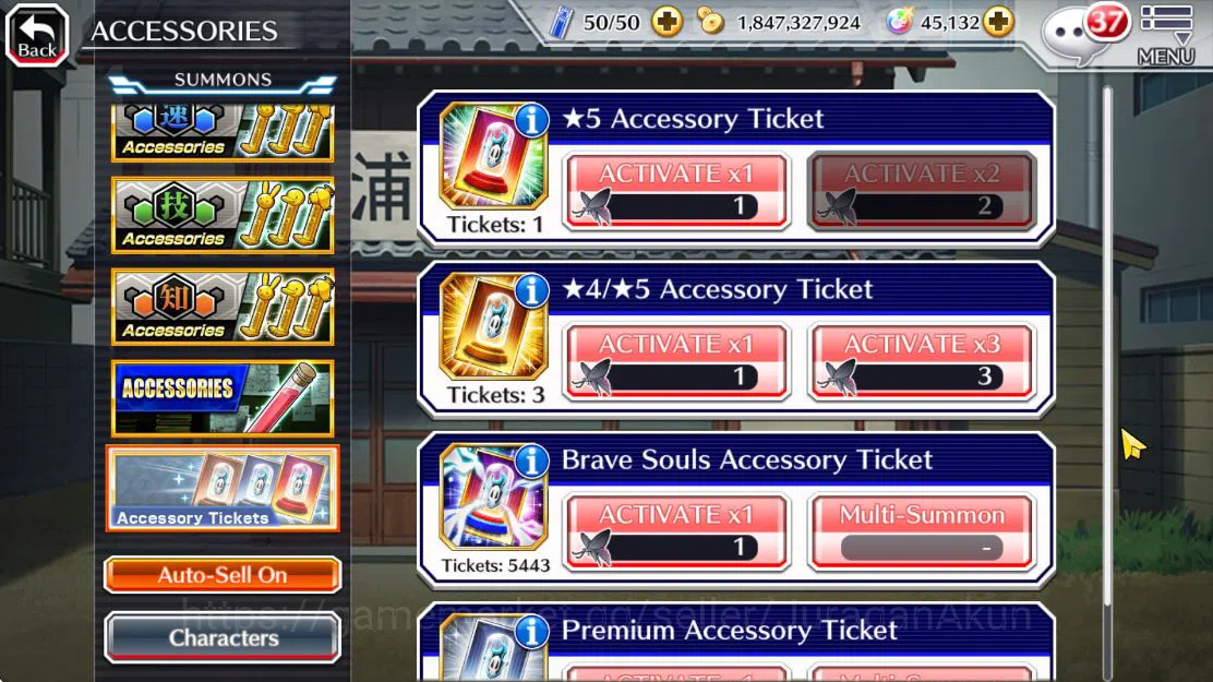 Bleach: Brave Souls Accounts Mid-Tier [GLOBAL]45K Orbs|TYBW (Aizen,Shunsui),9th Gremmy,halibel Cacao,Kon NY,Crescnt 5