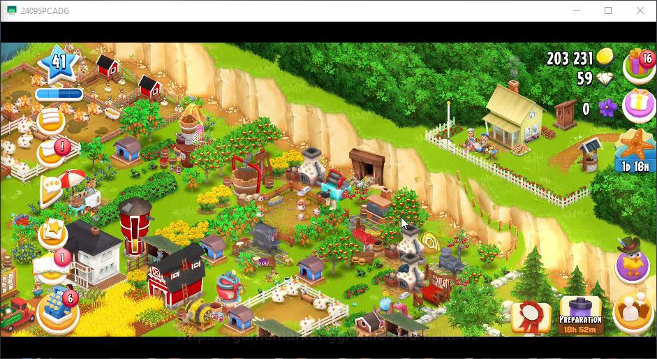 Hay Day Accounts Level 41 | Barn Storage 1050 + Silo Storage 625 | 203k Coins, 59 Diamonds |CN ON|Log Supercell ID|Take 2