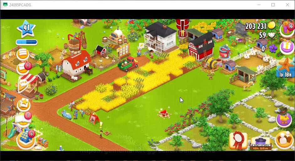 Hay Day Accounts Level 41 | Barn Storage 1050 + Silo Storage 625 | 203k Coins, 59 Diamonds |CN ON|Log Supercell ID|Take 3