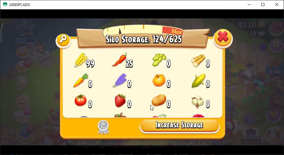 Hay Day Accounts Level 41 | Barn Storage 1050 + Silo Storage 625 | 203k Coins, 59 Diamonds |CN ON|Log Supercell ID|Take 7