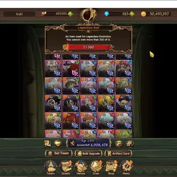 The Seven Deadly Sins: Grand Cross Accounts Endgame GLOBAL|2,2M CC|163 DM|3 LR+9