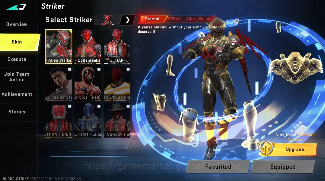 Blood Strike Accounts Others ASIA|Eternal Striker: ETHAN Alien Walker|Ultra M700 Power Surge|3 Legendary Guns|2 Ultra 2